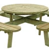 Ellpro Round 8 Seat Picnic Table -Garden Furniture Sales 106 222 0 1851 wide