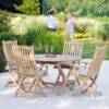 Alexander Rose Roble Bengal Folding Table & Carver Chair Set 1 Alexander Rose Roble Bengal Folding Table & Carver Chair Set -Garden Furniture Sales 145 108