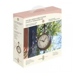 Outside In Designs York Station Wall Clock & Thermometer 5.5in -Garden Furniture Sales 3632430 5063000 3 2 3 600