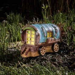 The Elvedon Collection Solar Powered Gypsy Rose Caravan -Garden Furniture Sales 4447652 1020983 2 2 3 600