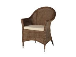 Alexander Rose Roble Bengal Folding Table & San Marino Weave Armchair Set -Garden Furniture Sales 7801c 1