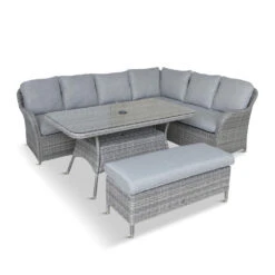 LG Outdoor Monte Carlo Stone Rectangular Dining Modular