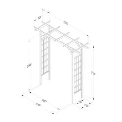 Forest Classic Flat Top Arch 13 Forest Classic Flat Top Arch -Garden Furniture Sales CLAFTA 6 1024x1024 1
