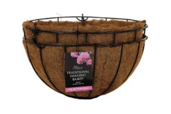 Tom Chambers Traditional Hanging Basket & Liner 2-Pack