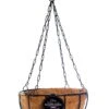 Tom Chambers Cottage Forged Hanging Basket With Liner -Garden Furniture Sales HF023