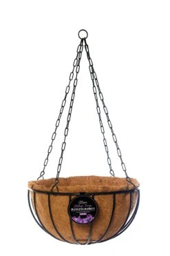 Tom Chambers Cottage Forged Hanging Basket With Liner -Garden Furniture Sales HF024