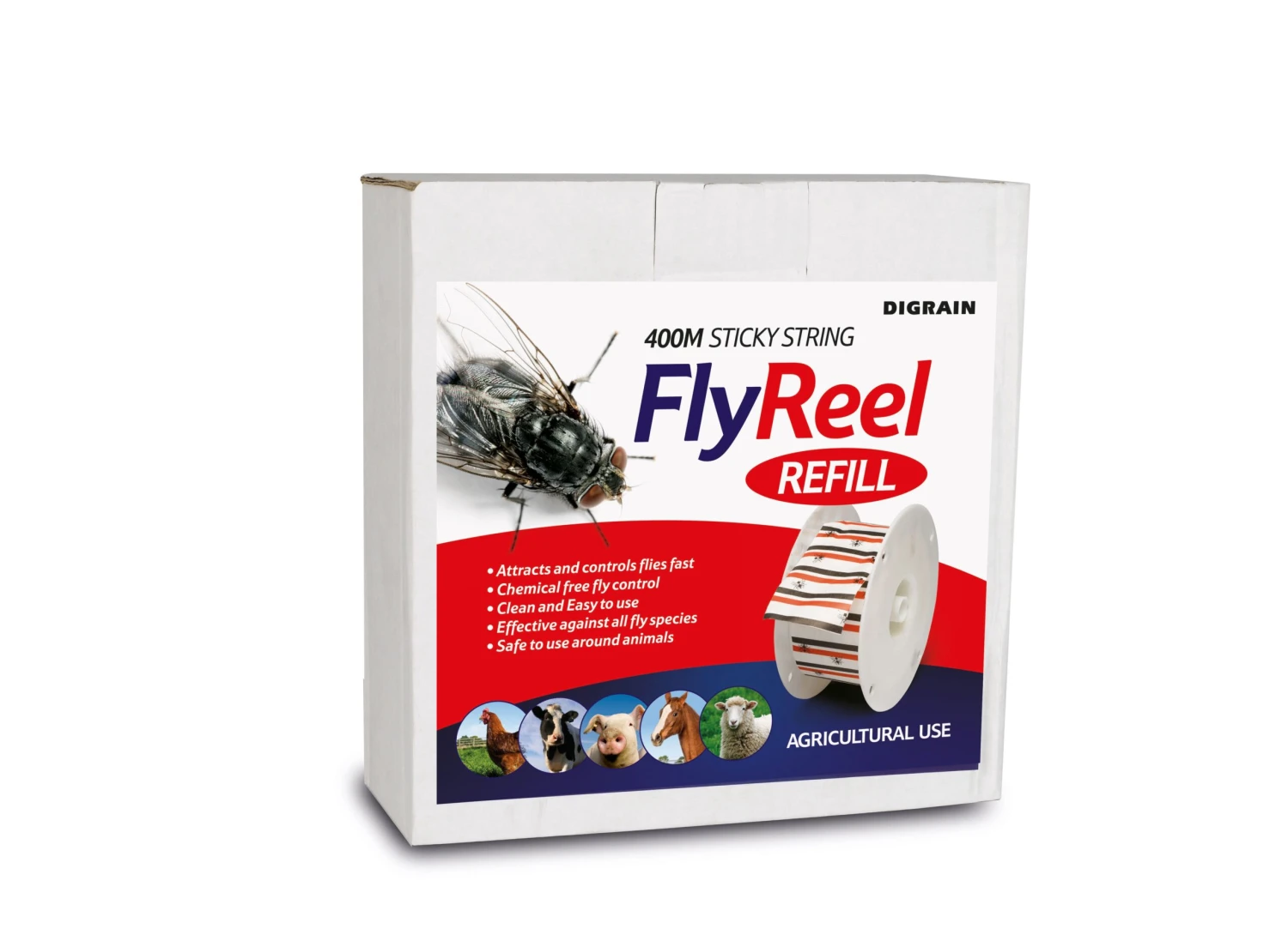 Digrain Fly Reel Kit Sticky String 400m Refill 4 Digrain Fly Reel Kit Sticky String 400m Refill - Image 2