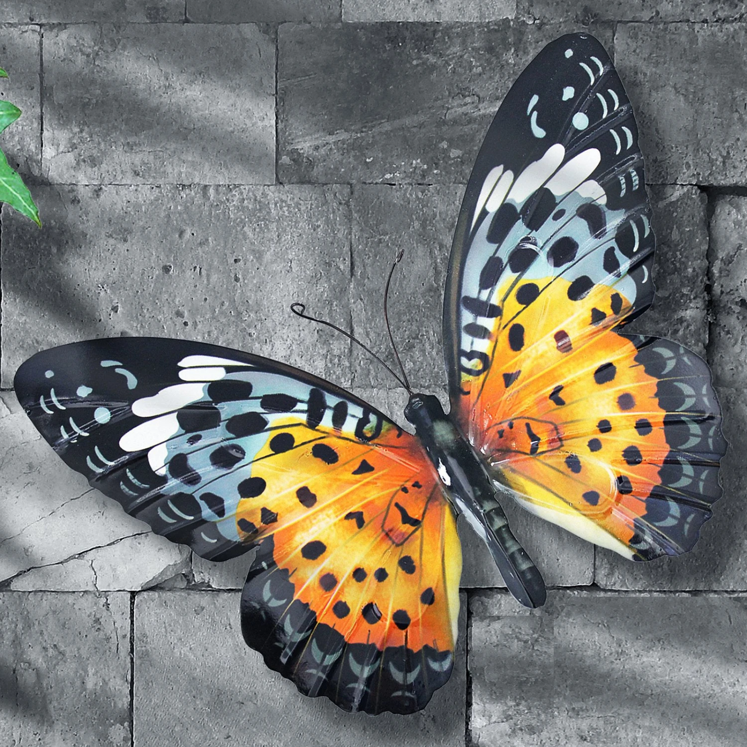 Primus Large Metal Butterfly Orange & Black 4 Primus Large Metal Butterfly Orange & Black - Image 2