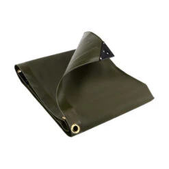 Tarpaflex Heavy Duty Olive Green PVC Tarpaulin