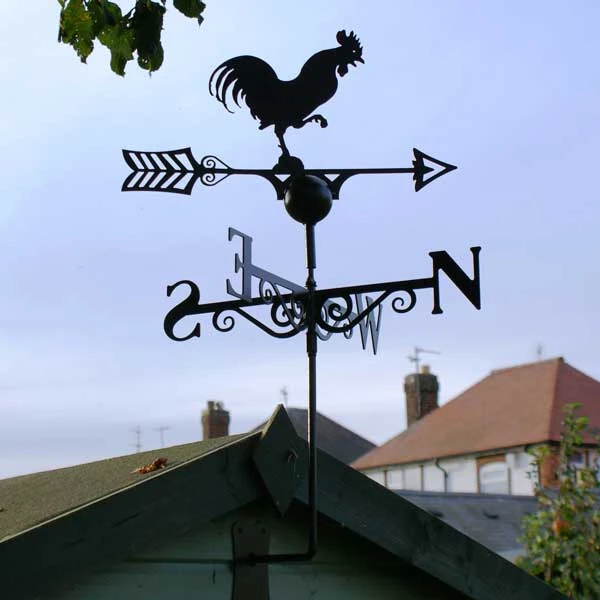 Poppy Forge Steel Cockerel Weathervane 4 Poppy Forge Steel Cockerel Weathervane - Image 2