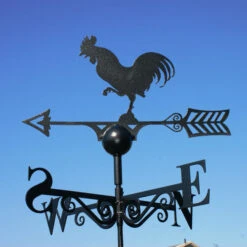 Poppy Forge Steel Cockerel Weathervane