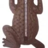 Fallen Fruits Cast Iron Frog Thermometer -Garden Furniture Sales ff thr 1