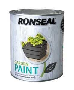 Ronseal Garden Paint -Garden Furniture Sales ronseal garden charcoal grey matt metal wood paint 0 75l