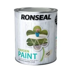 Ronseal Garden Paint -Garden Furniture Sales ronseal garden white ash matt metal wood paint 750ml