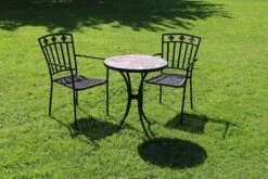 Europa Leisure Ondara Bistro Table & 2 Malaga Chairs -Garden Furniture Sales table 2 seat b