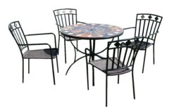 Europa Leisure Granada Table Set & 4 Malaga Chairs