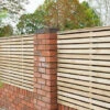 Forest Contemporary Double Slatted Fence Panel 0.9m -Garden Furniture Sales venhhm3 1