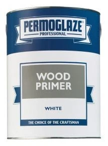Crown Permoglaze Wood Primer White Paint 2.5L