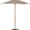 Glencrest Sturdi Wooden Parasol Taupe 2.0m -Garden Furniture Sales wood taupe 1